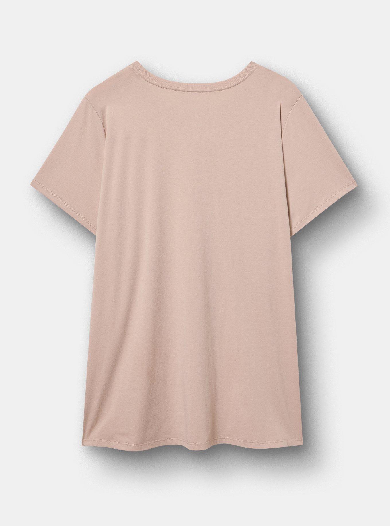Plus Size Fleetwood Mac Classic Cotton Crew Tee, MUSHROOM, alternate