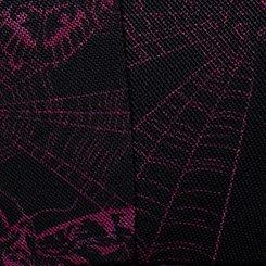 Plus Size Nightfall Layered Corset Maxi Dress, MIDNIGHT MOTHS MAGENTA DEEP BLACK, swatch