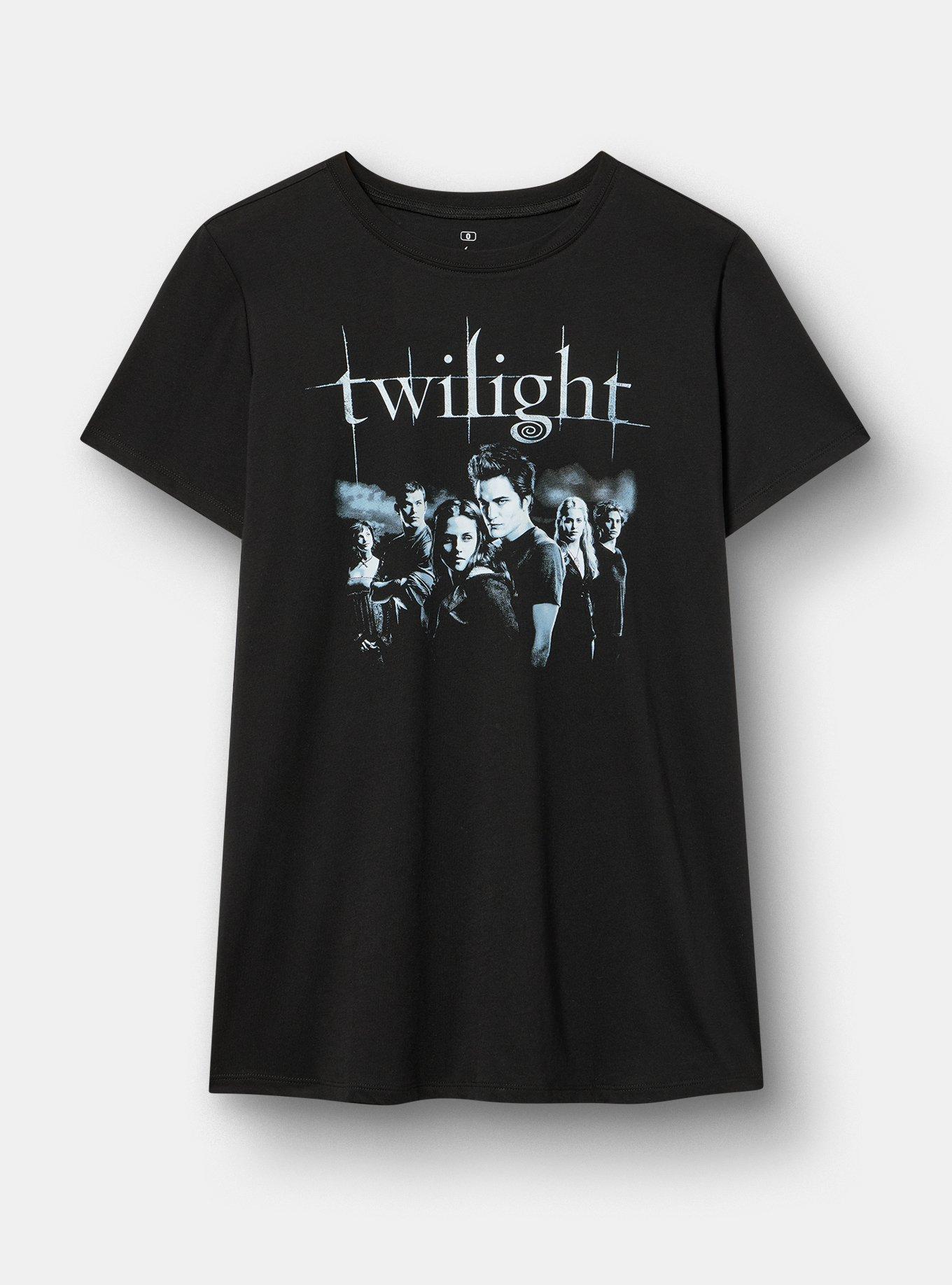 Twilight Classic Cotton Crew Tee, DEEP BLACK, hi-res
