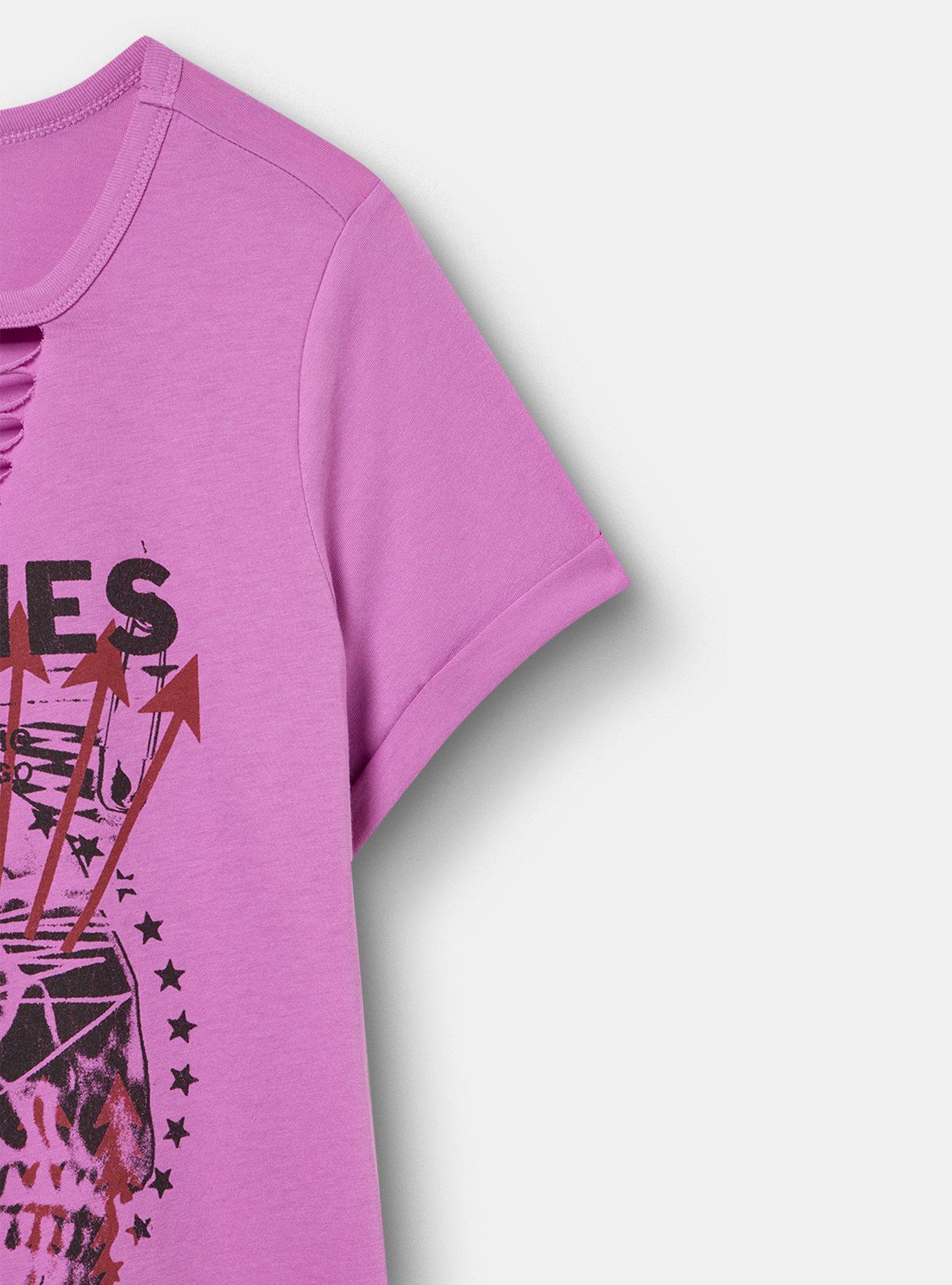 Ramones Classic Cotton Slash Front Tee, LIATRIS, alternate