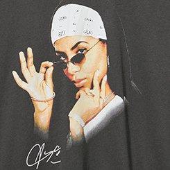 Aaliyah Classic Cotton Crew Tee, VINTAGE BLACK, swatch