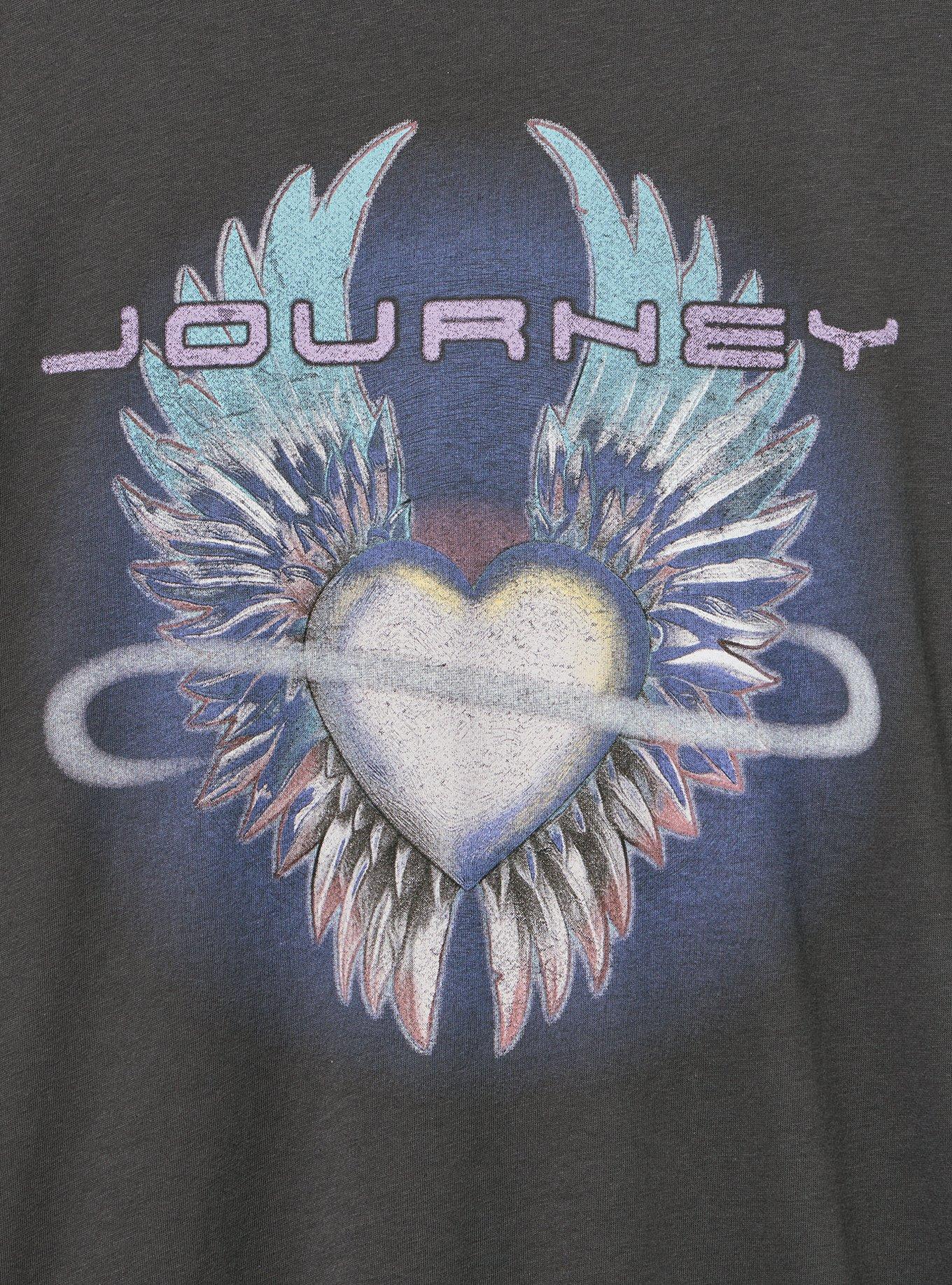 Journey Classic Cotton Crew Tee, VINTAGE BLACK, alternate