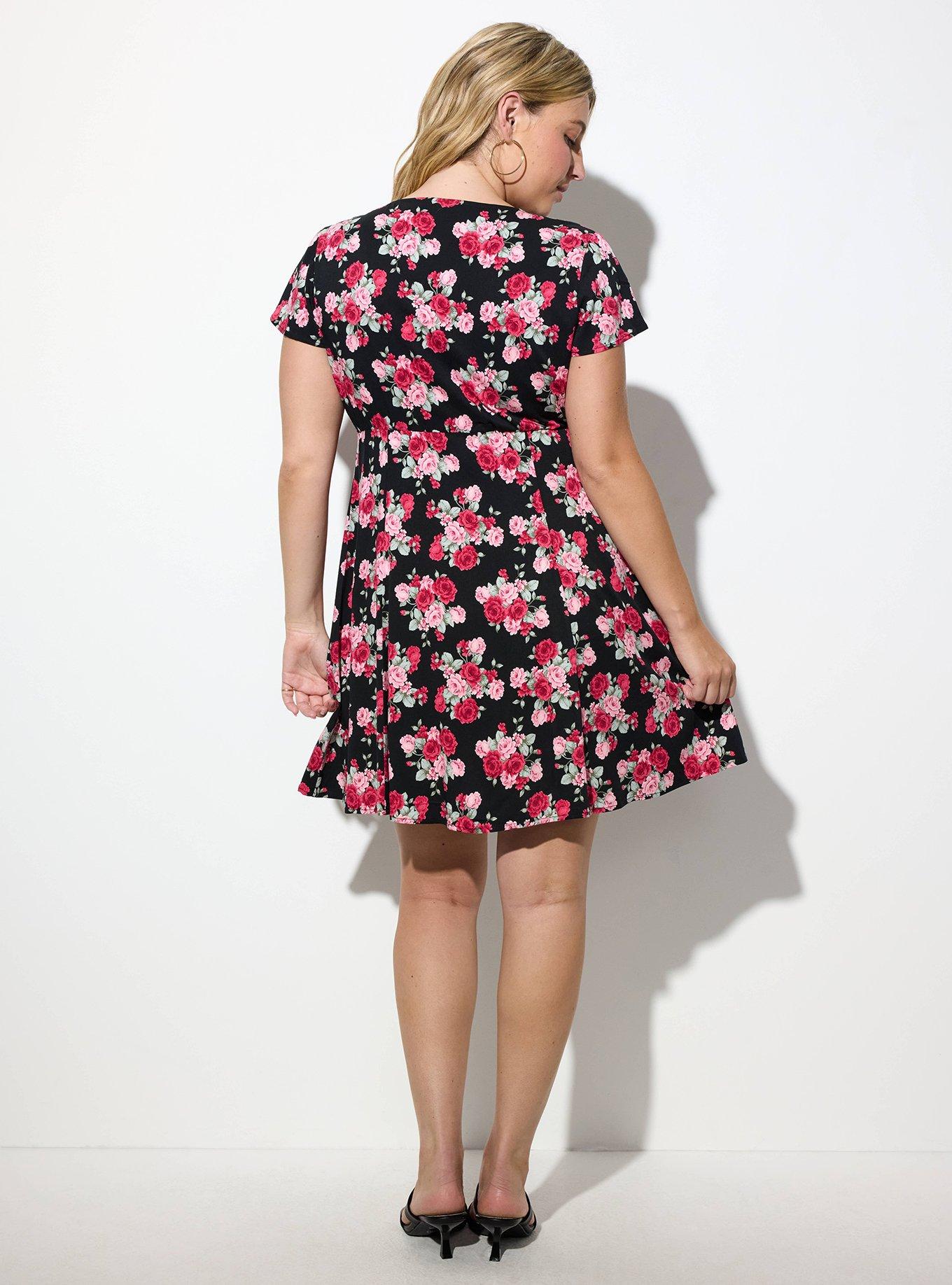 LoveSick Cap Sleeve Mini Dress, GEORGINA ROSE RED, alternate