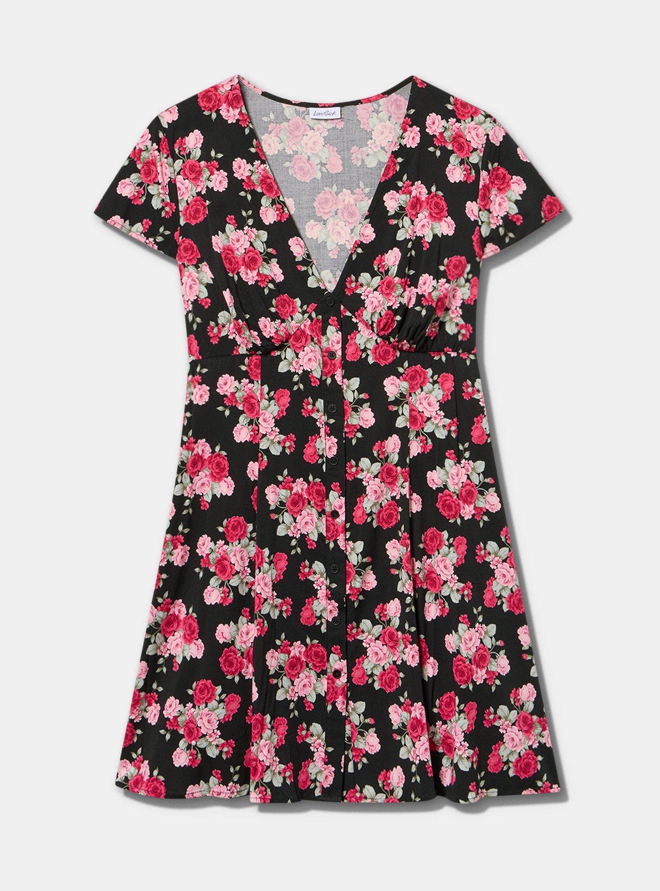 LoveSick Cap Sleeve Mini Dress, GEORGINA ROSE RED, flat