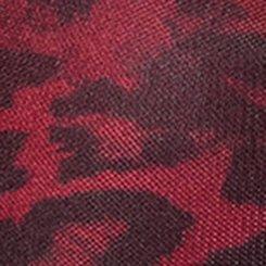 Plus Size LoveSick Cowl Neck Tiered Mini Dress, ANIMAL PATTERN RED, swatch