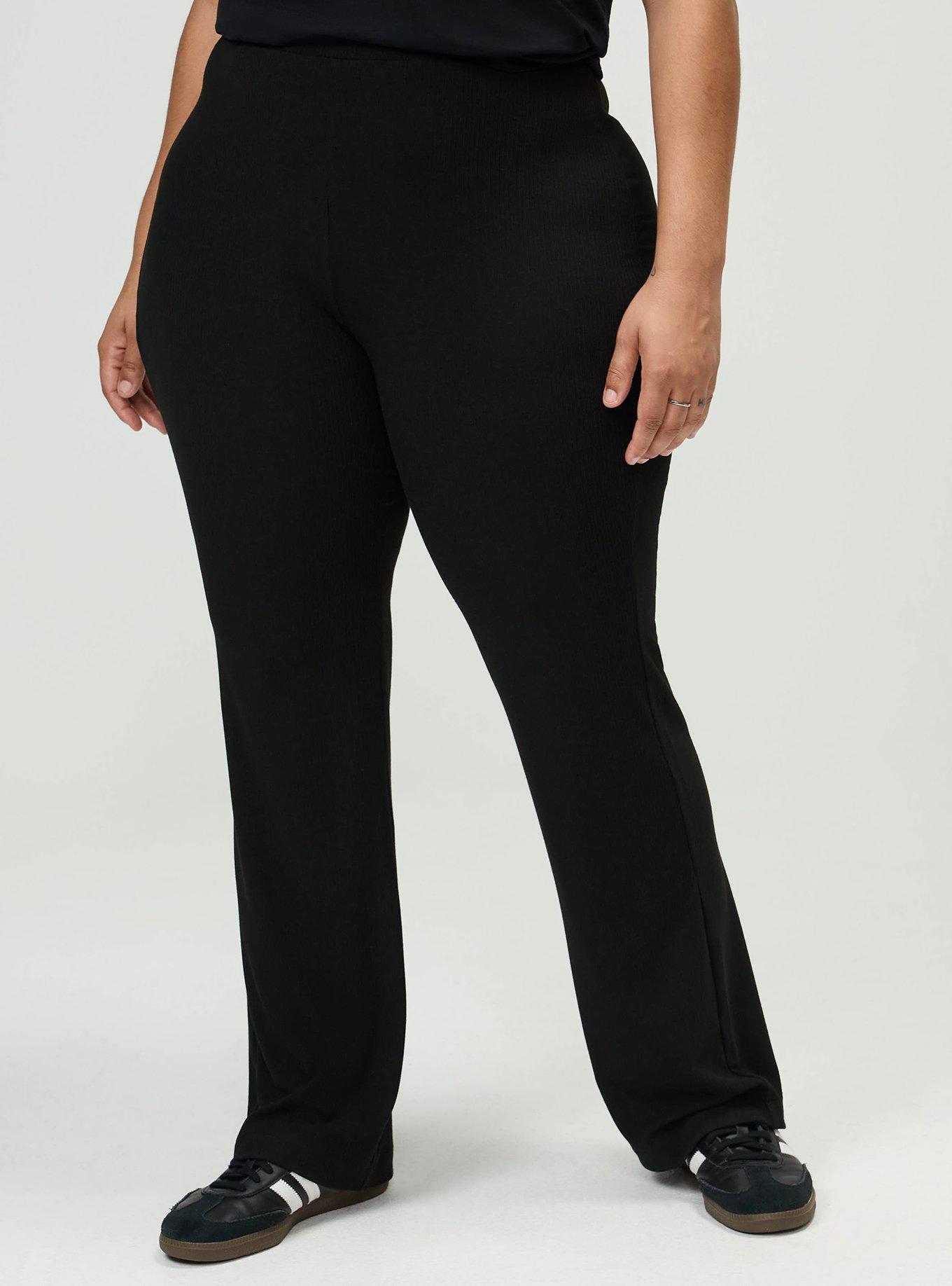 High-Rise Pull On Bootcut Pant, DEEP BLACK, alternate
