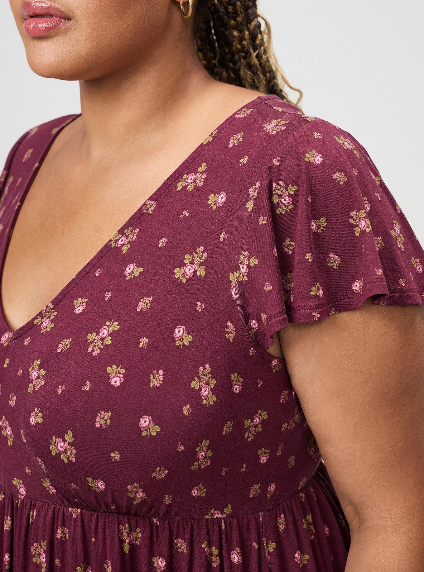 torrid new years eve dresses Plus Size - Retro Chic Embroidered Mesh Swing Dress