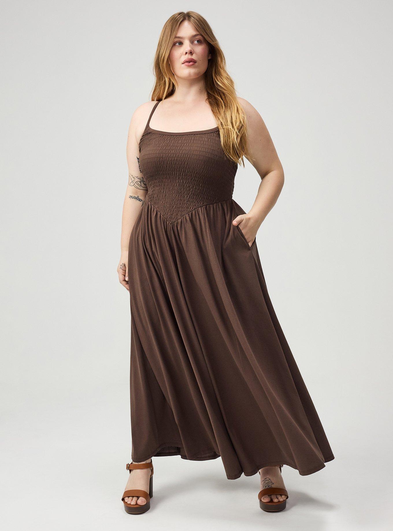 Smocked Bodice Maxi Dress, BRACKEN, hi-res