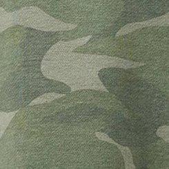 Plus Size French Terry V-Neck Modern Sweatshirt, CAMO CADET, swatch