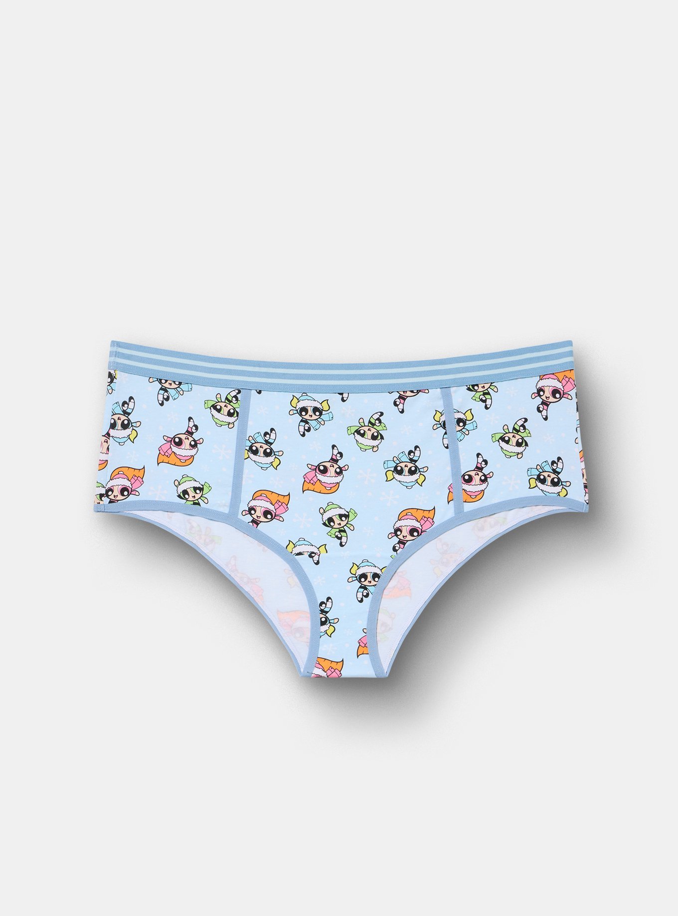 Powerpuff Girls Christmas Mid-Rise Cotton Cheeky Panty, MULTI, hi-res