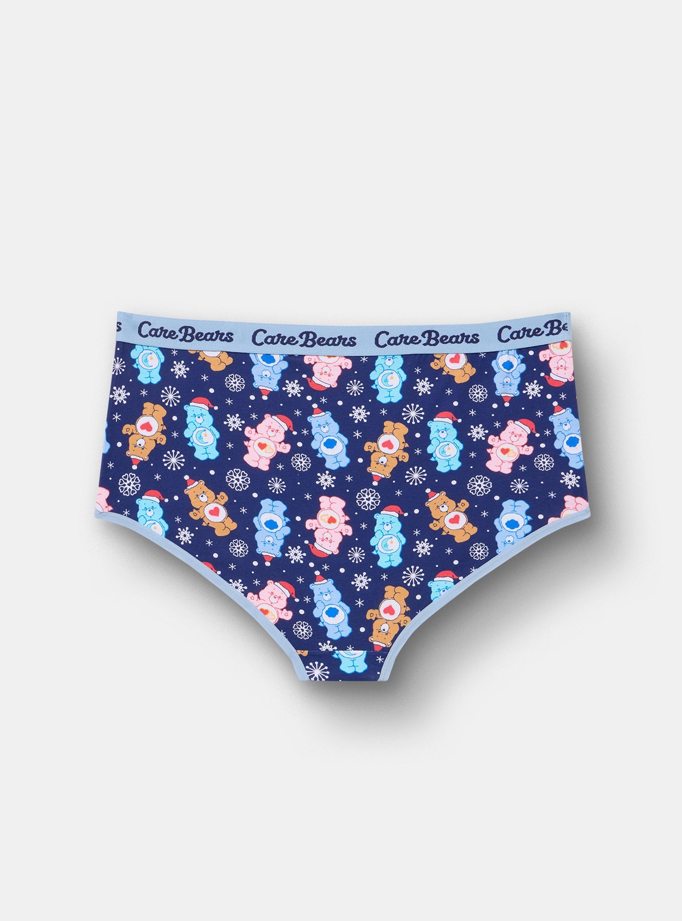 Plus Size Care Bears Christmas Mid-Rise Cotton Brief Panty, MULTI, alternate