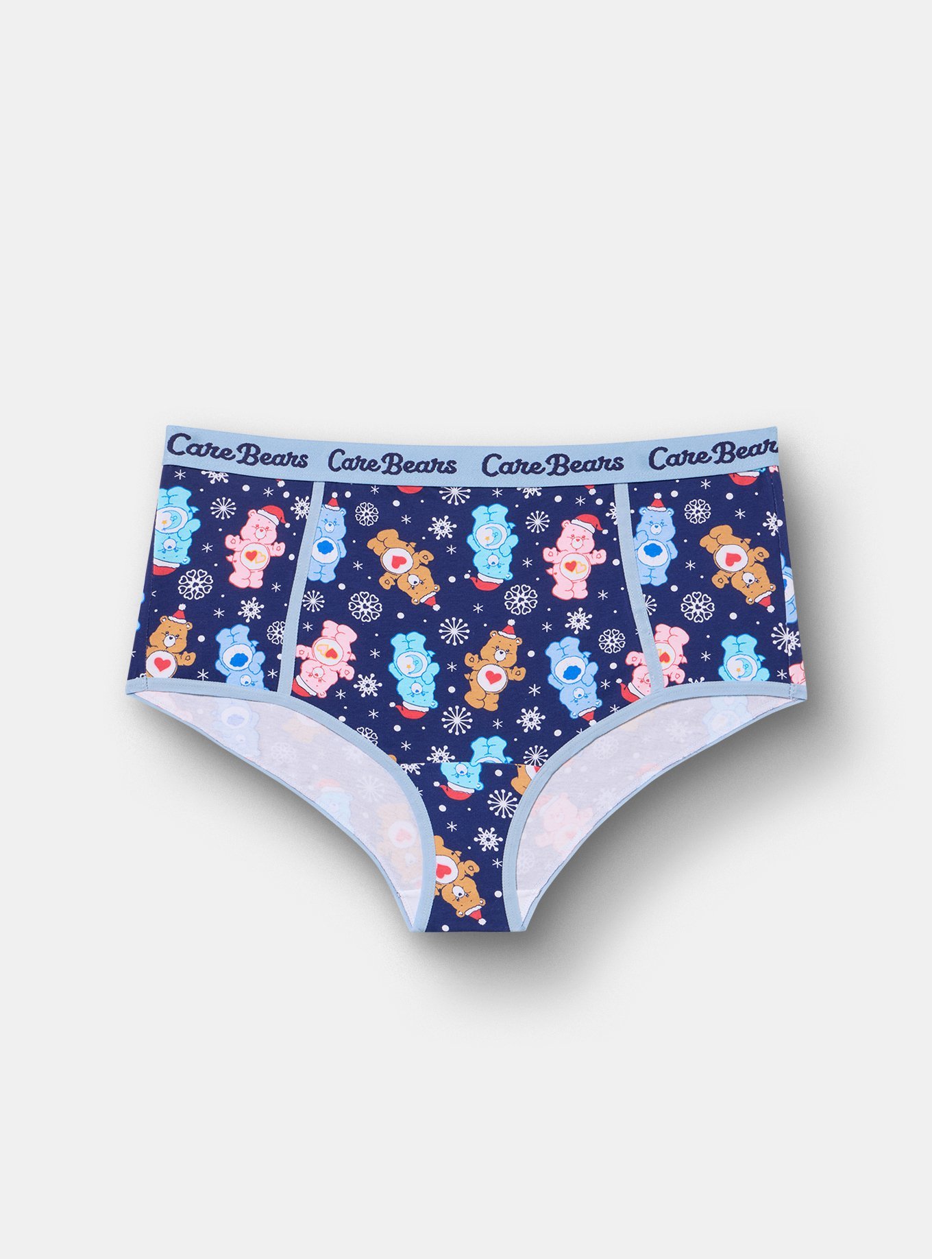 Plus Size Care Bears Christmas Mid-Rise Cotton Brief Panty, MULTI, hi-res