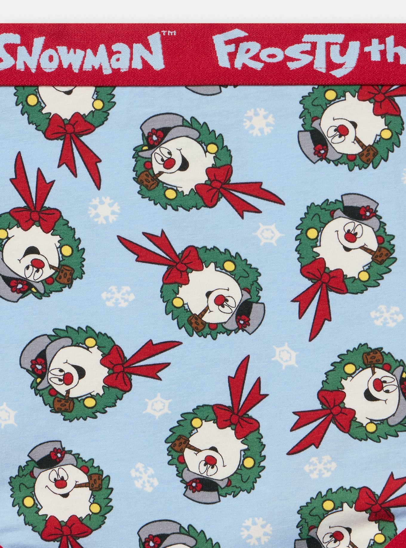 Plus Size Frosty The Snowman Mid-Rise Cotton Brief Panty, MULTI, alternate