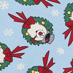 Plus Size Frosty The Snowman Mid-Rise Cotton Brief Panty, MULTI, swatch