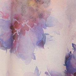 Chiffon Poncho Top, DYED FLORAL MULTI, swatch