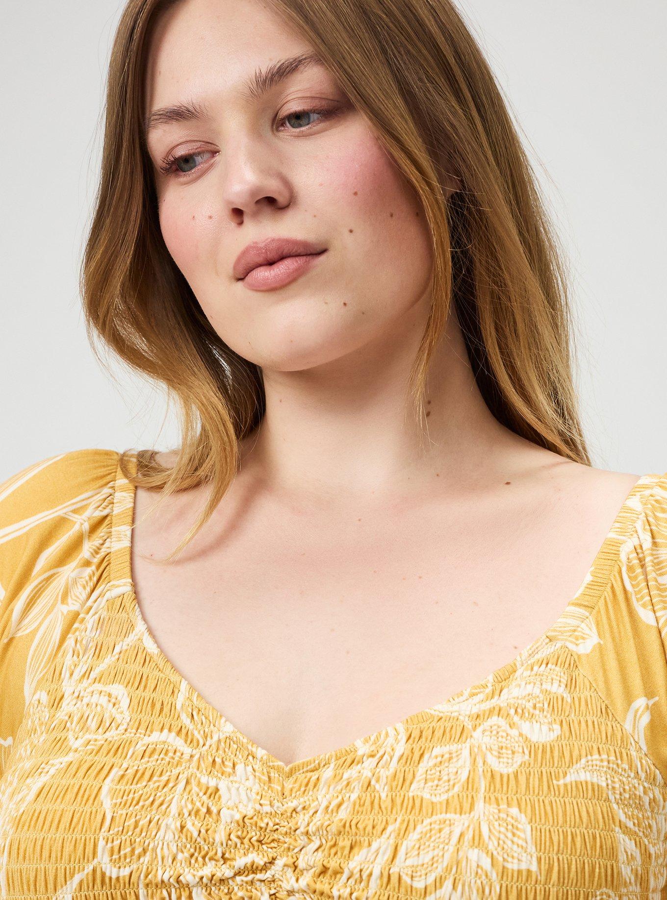 Raglan Sleeve Mini Dress, NOVA FLORAL YELLOW, alternate