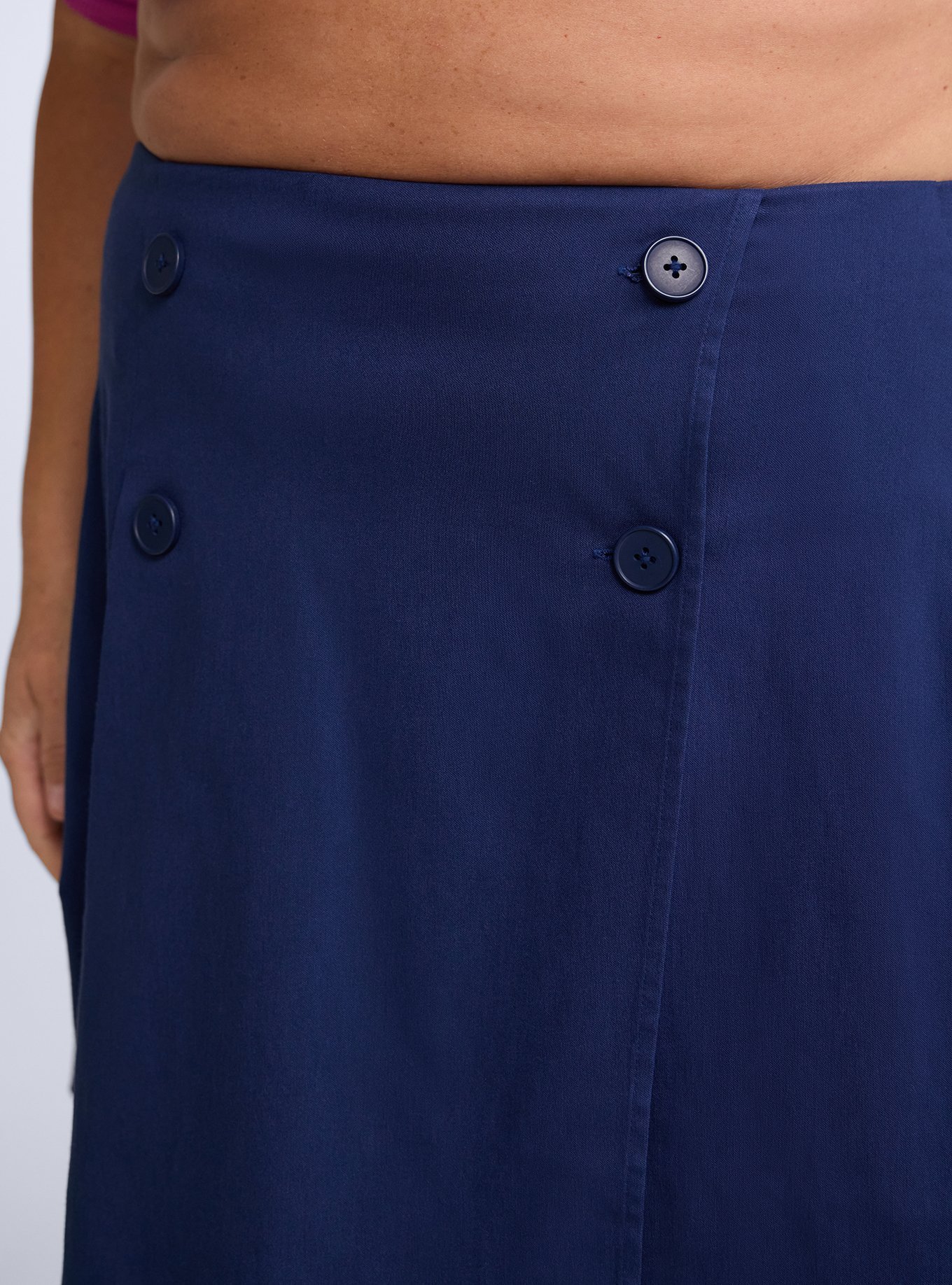 Belle Isle Button Front Pleated Skort, MEDIEVAL BLUE, alternate