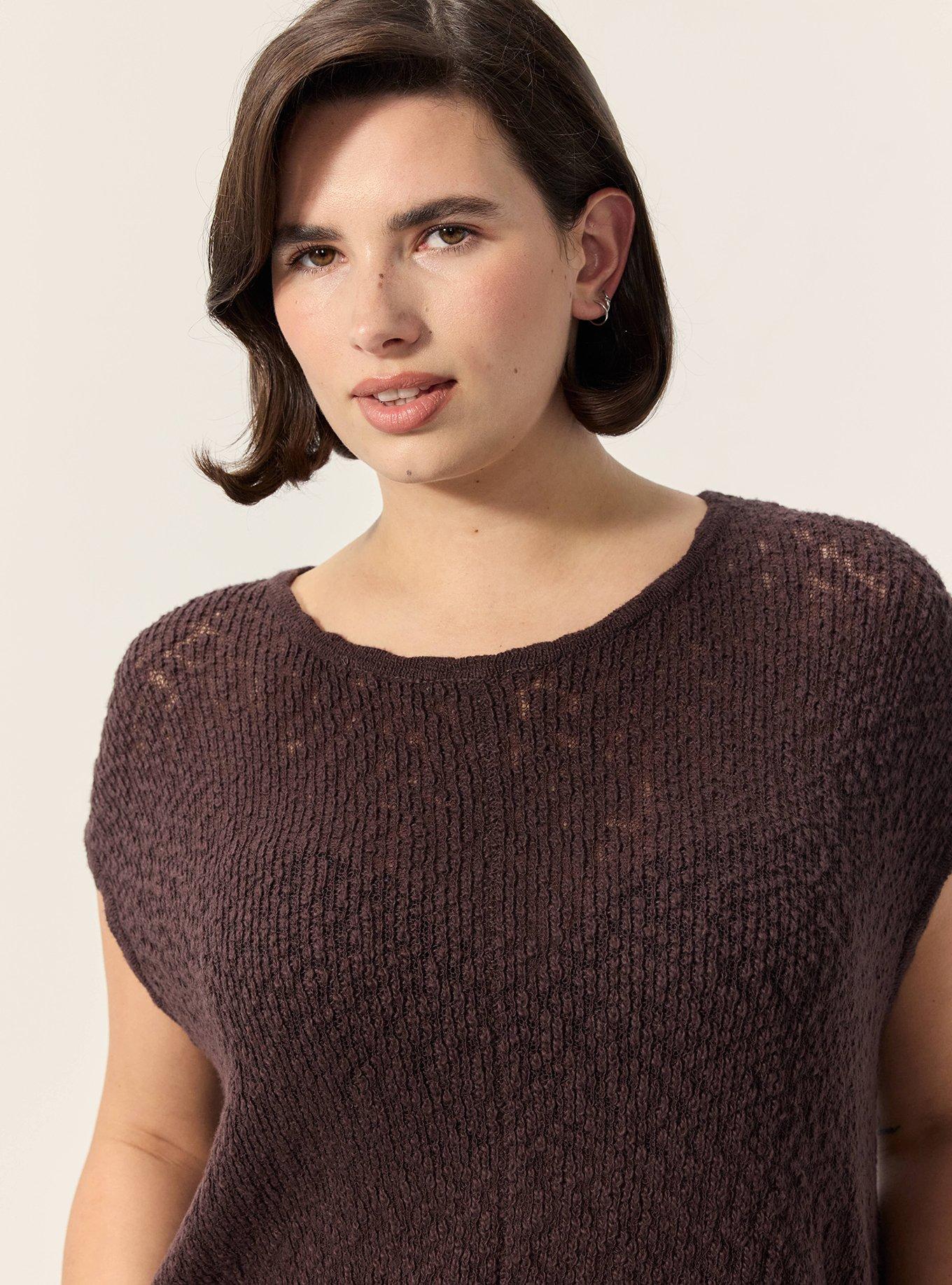 Plus Size Festi Dolman Sweater, JAVA, alternate