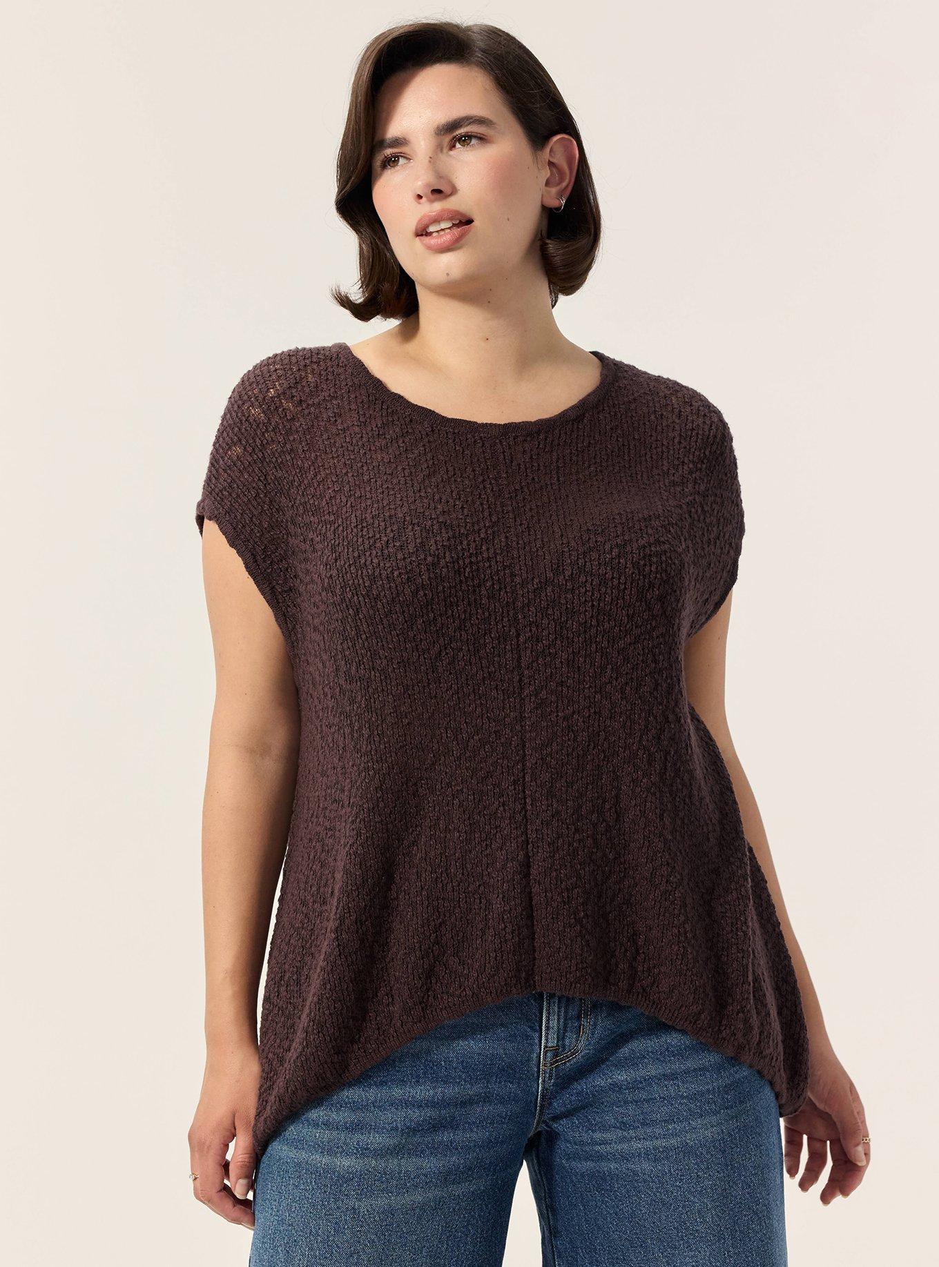 Plus Size Festi Dolman Sweater, JAVA, hi-res