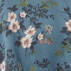 Festi Tie-Front Hi-Lo Top, TARA FLORAL BLUE, swatch