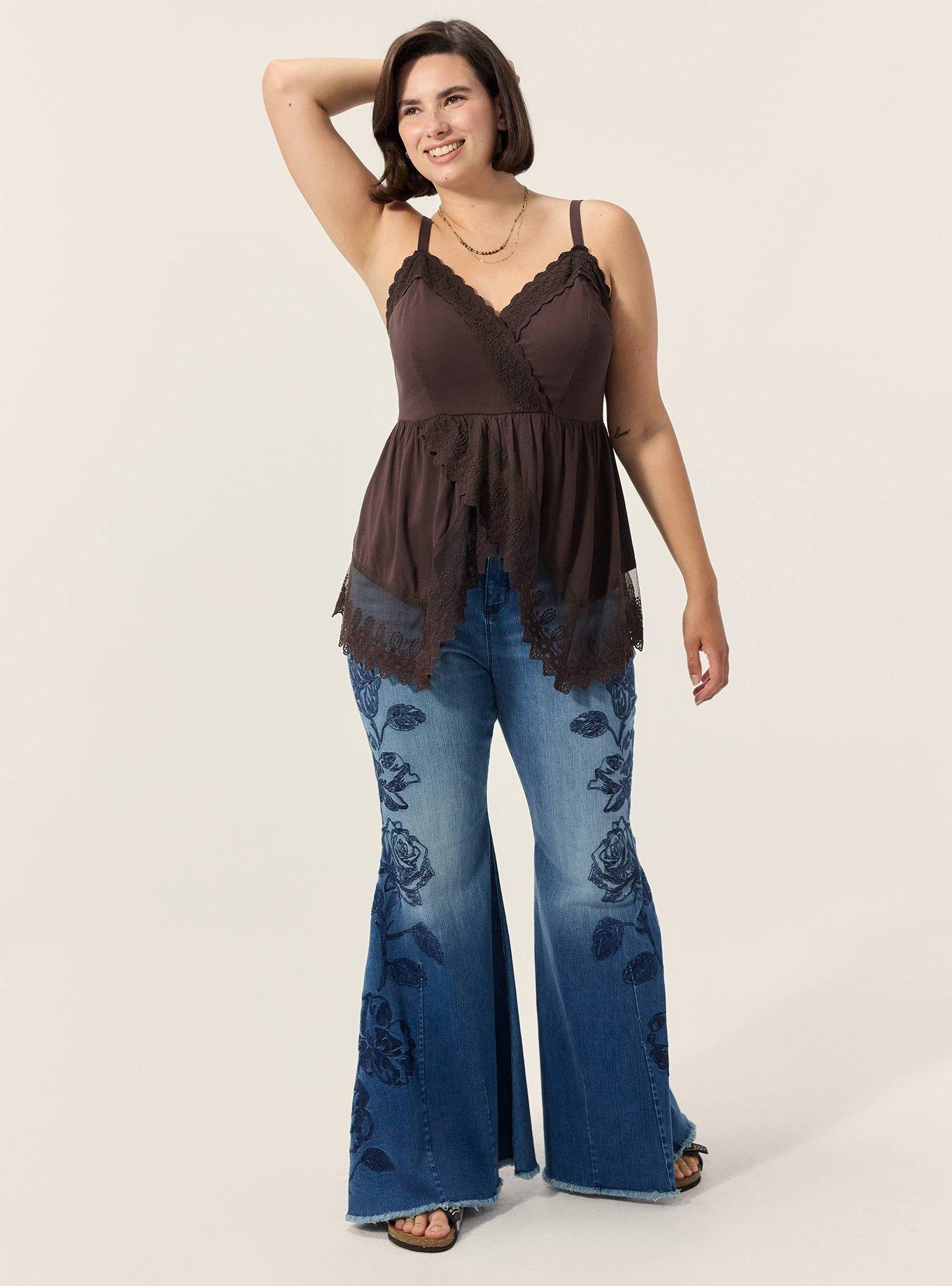 Festi Surplice Lace Cami, JAVA, alternate