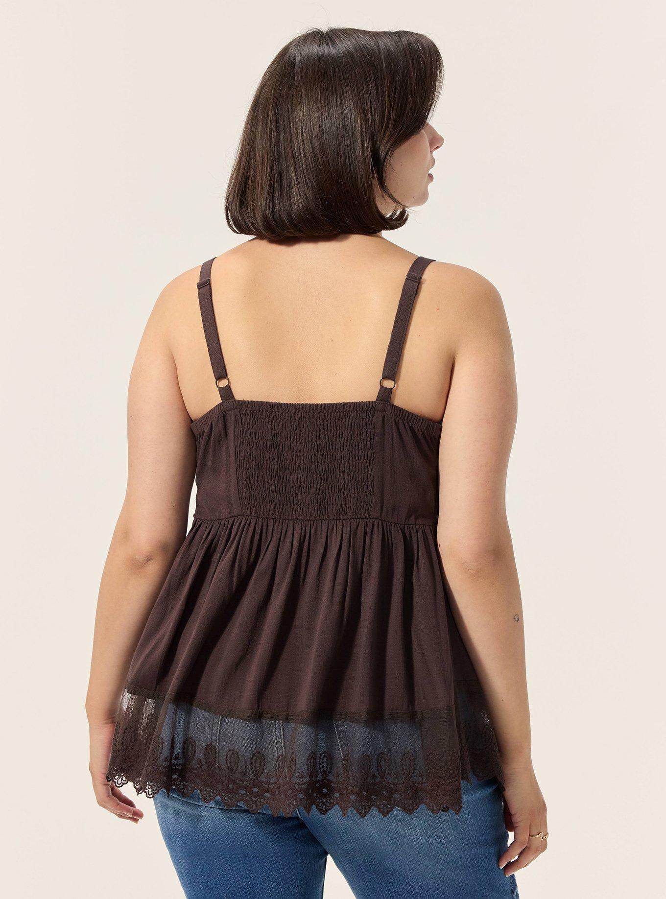 Festi Surplice Lace Cami, JAVA, alternate