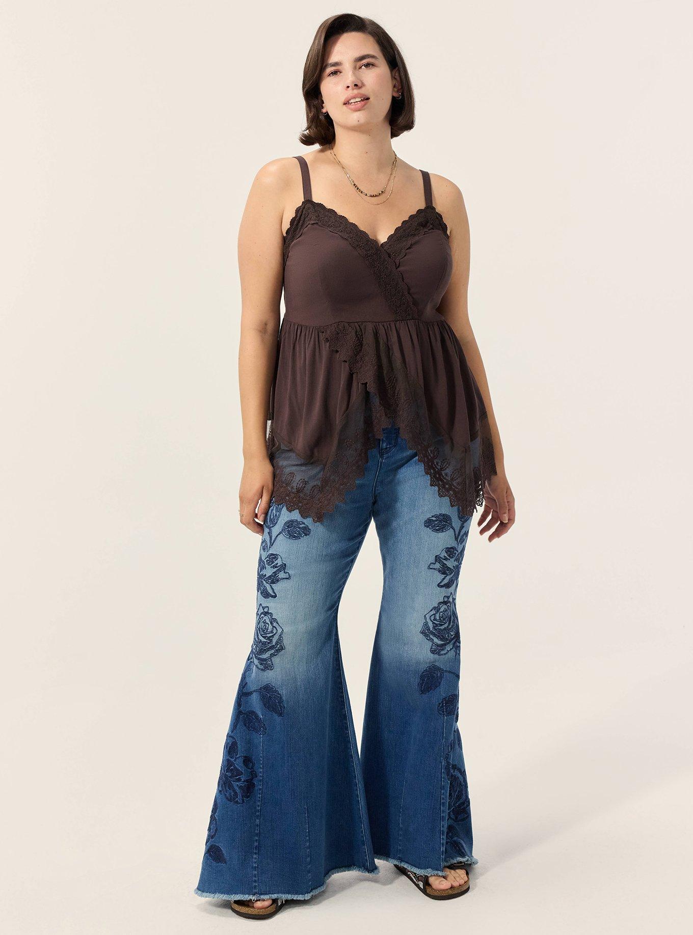 Festi Surplice Lace Cami, JAVA, alternate