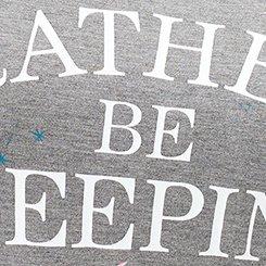 Super Soft Long Sleeve Sleep Gown, RATHER BE SLEEPING, swatch