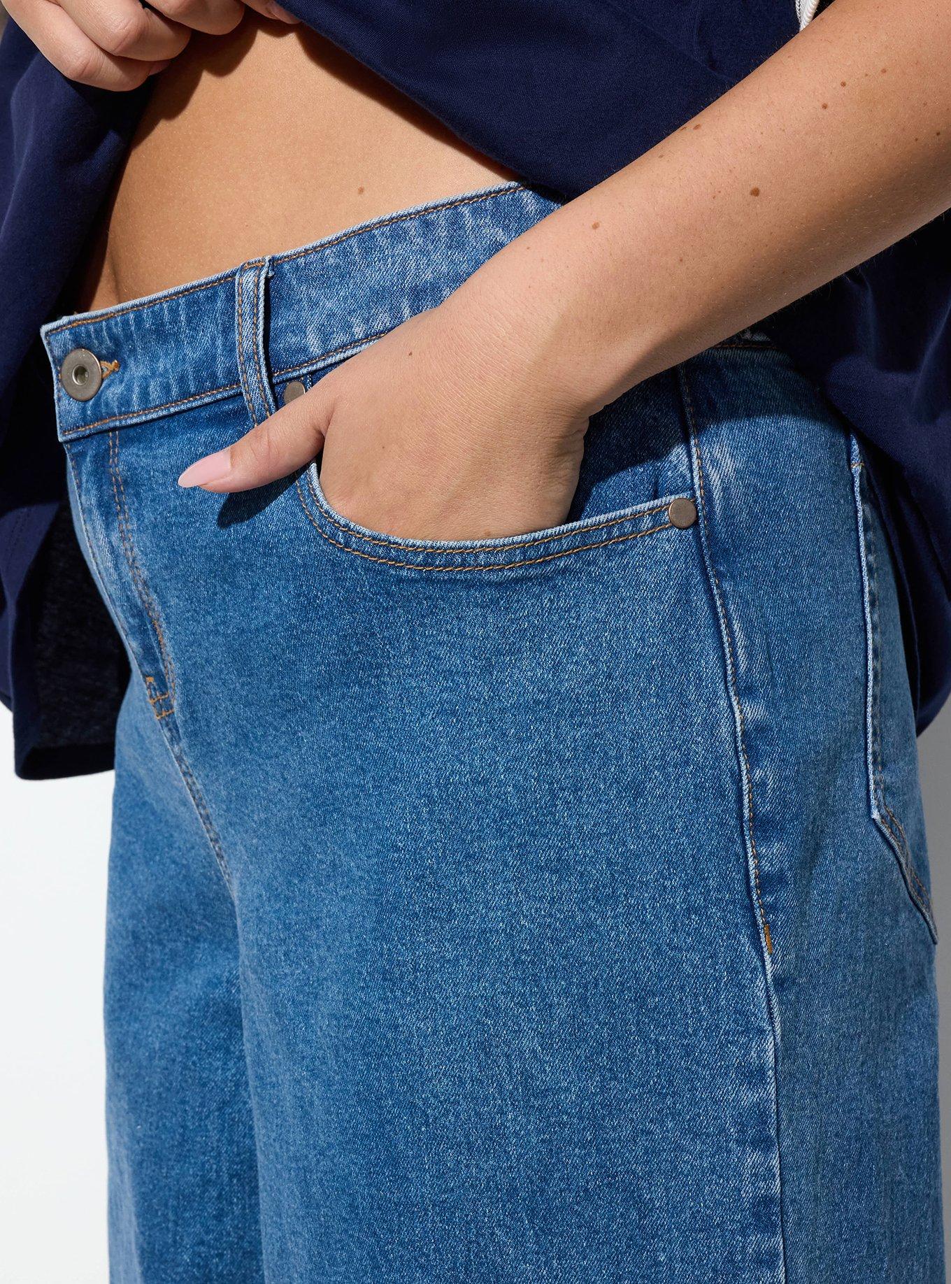 LoveSick Low-Rise Ultra Wide Baggy Jean, LOW KEY, alternate