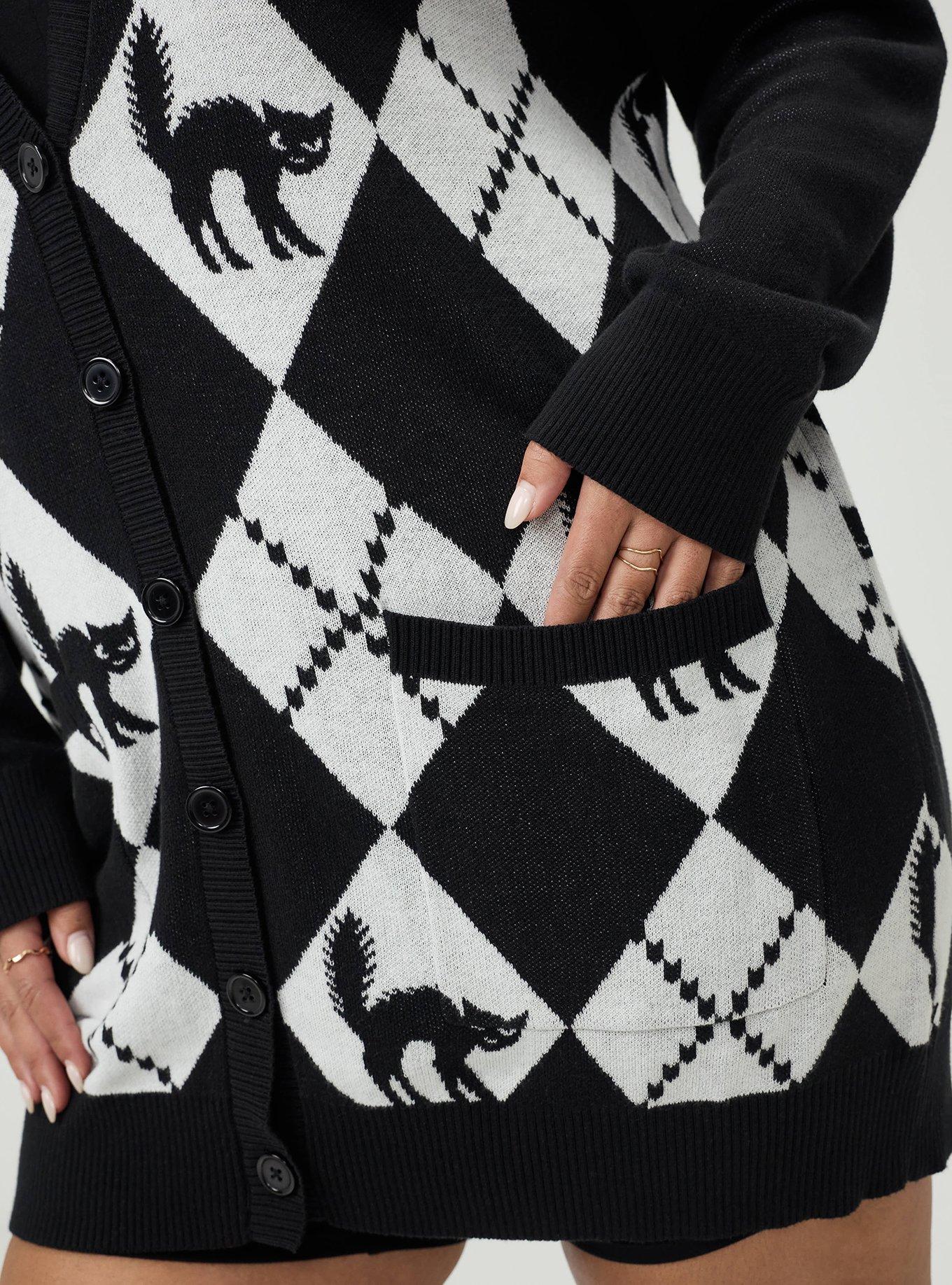 Plus Size - Jacquard Button Front Cardigan - Torrid