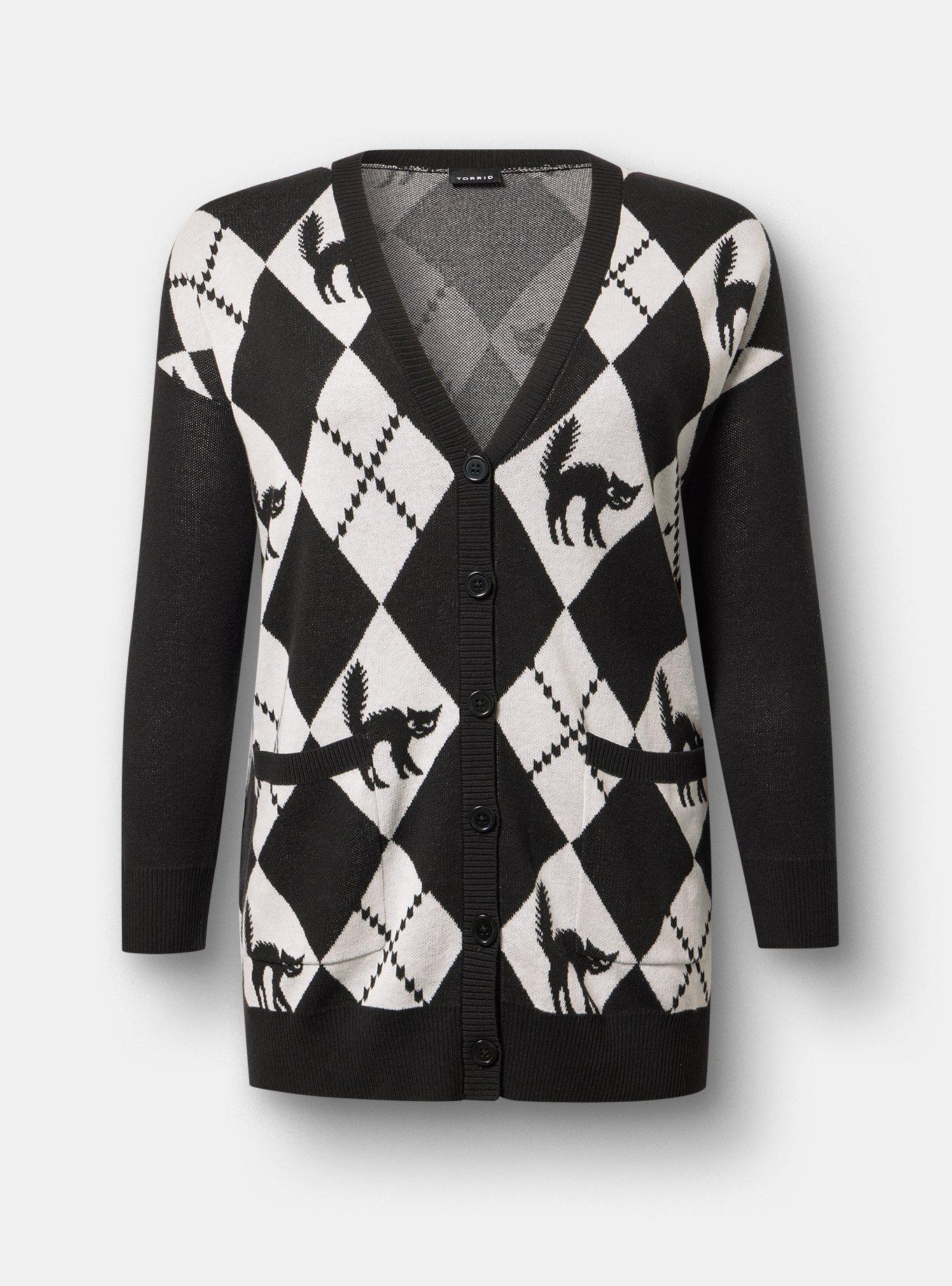 Plus Size - Jacquard Button Front Cardigan - Torrid