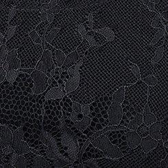 Lace Babydoll Tank, DEEP BLACK, swatch