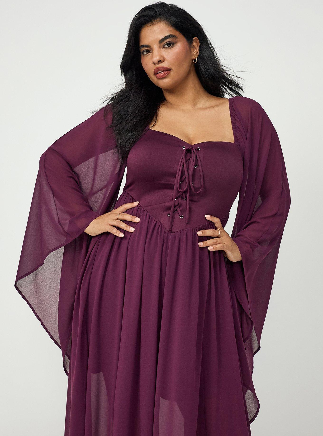Halloween Enchantress Dress, POTENT PURPLE, alternate