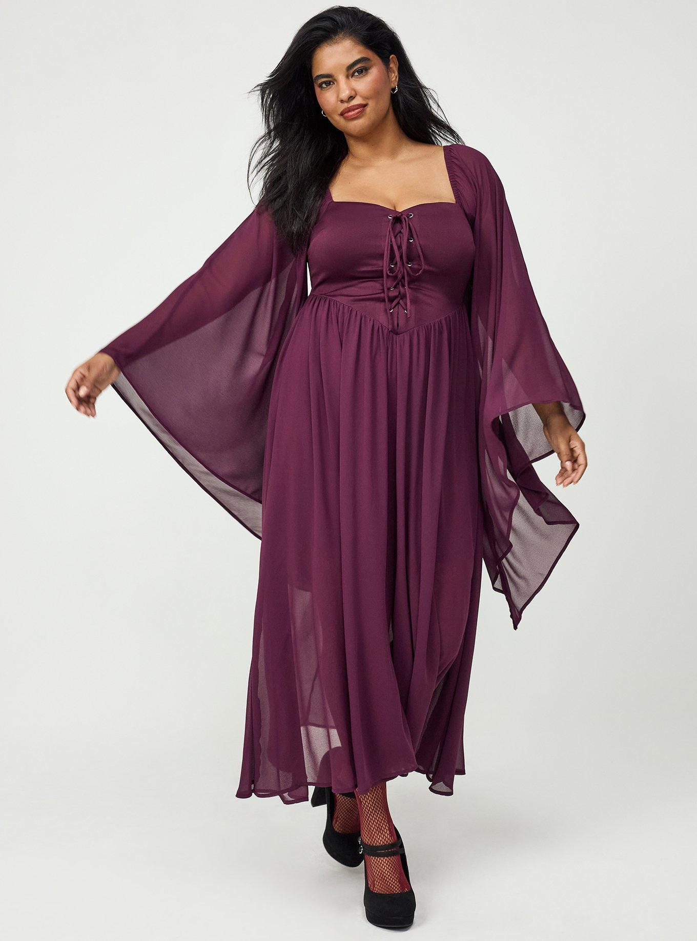 Halloween Enchantress Dress, POTENT PURPLE, hi-res