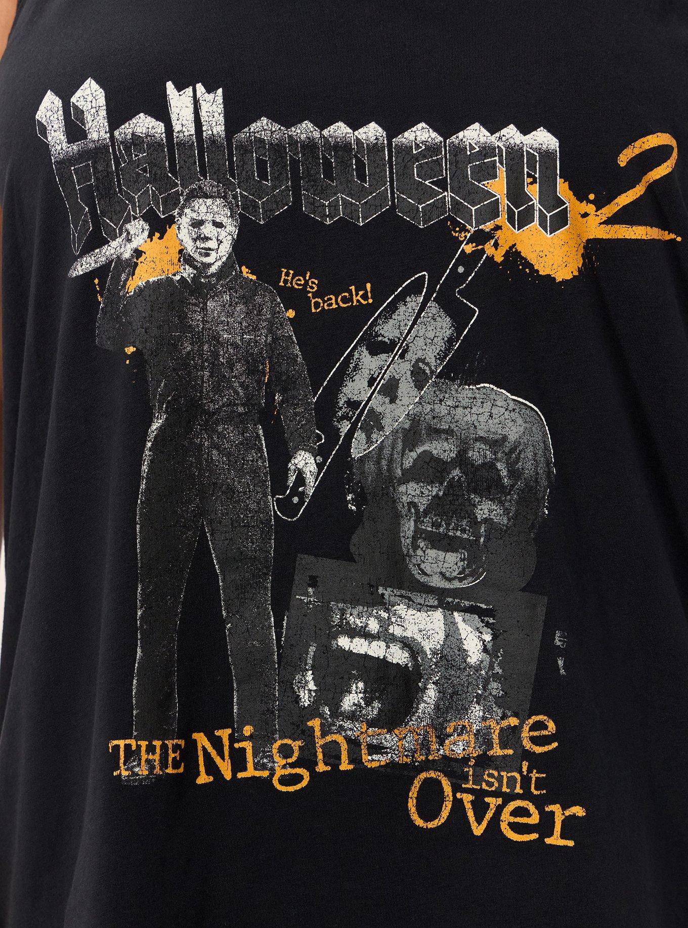 Halloween Lounge Tank, MICHAELS BACK DEEP BLACK, alternate