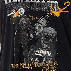 Halloween Lounge Tank, MICHAELS BACK DEEP BLACK, swatch