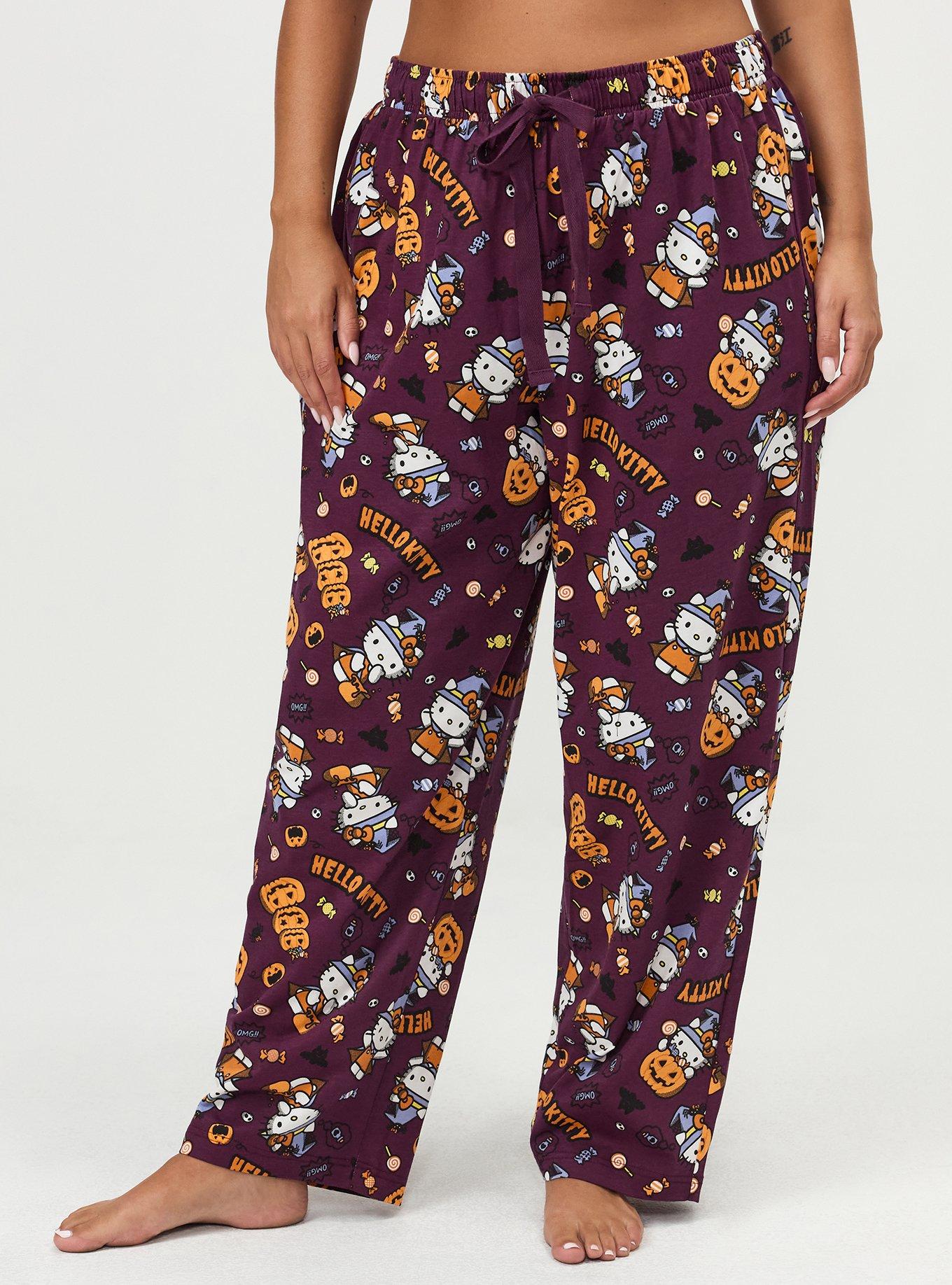 Hello Kitty Lounge Pant, HK HALLOWEEN PURPLE, alternate