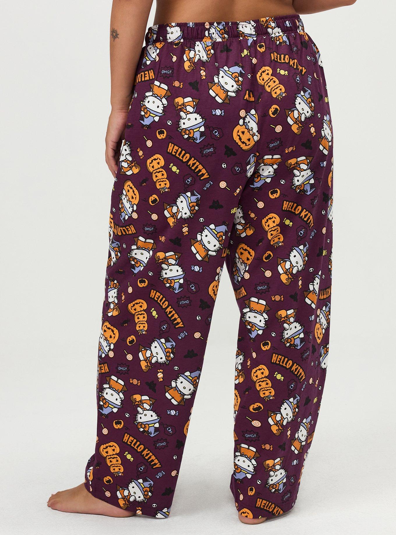 Hello Kitty Lounge Pant, HK HALLOWEEN PURPLE, alternate