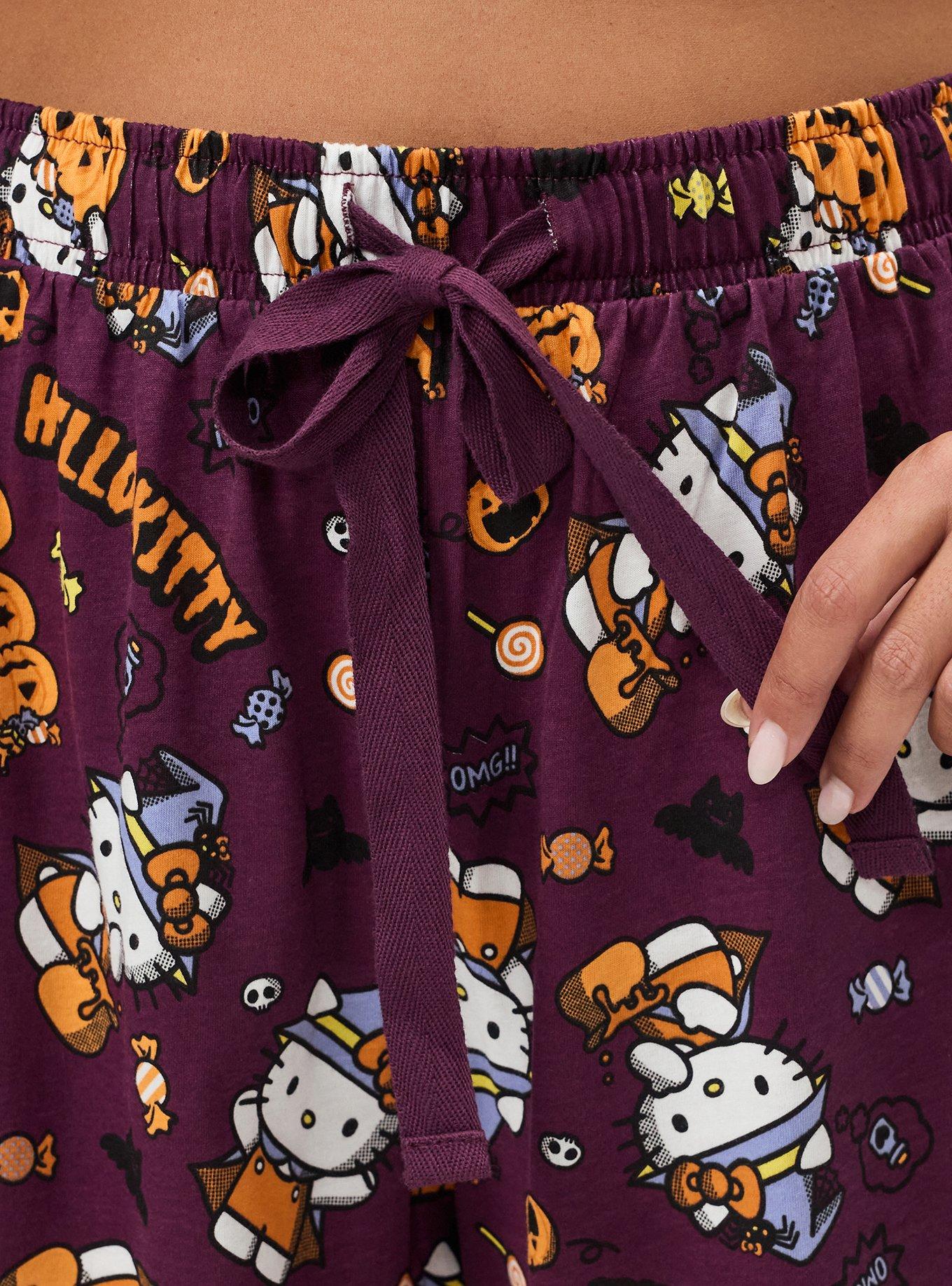 Hello Kitty Lounge Pant, HK HALLOWEEN PURPLE, alternate