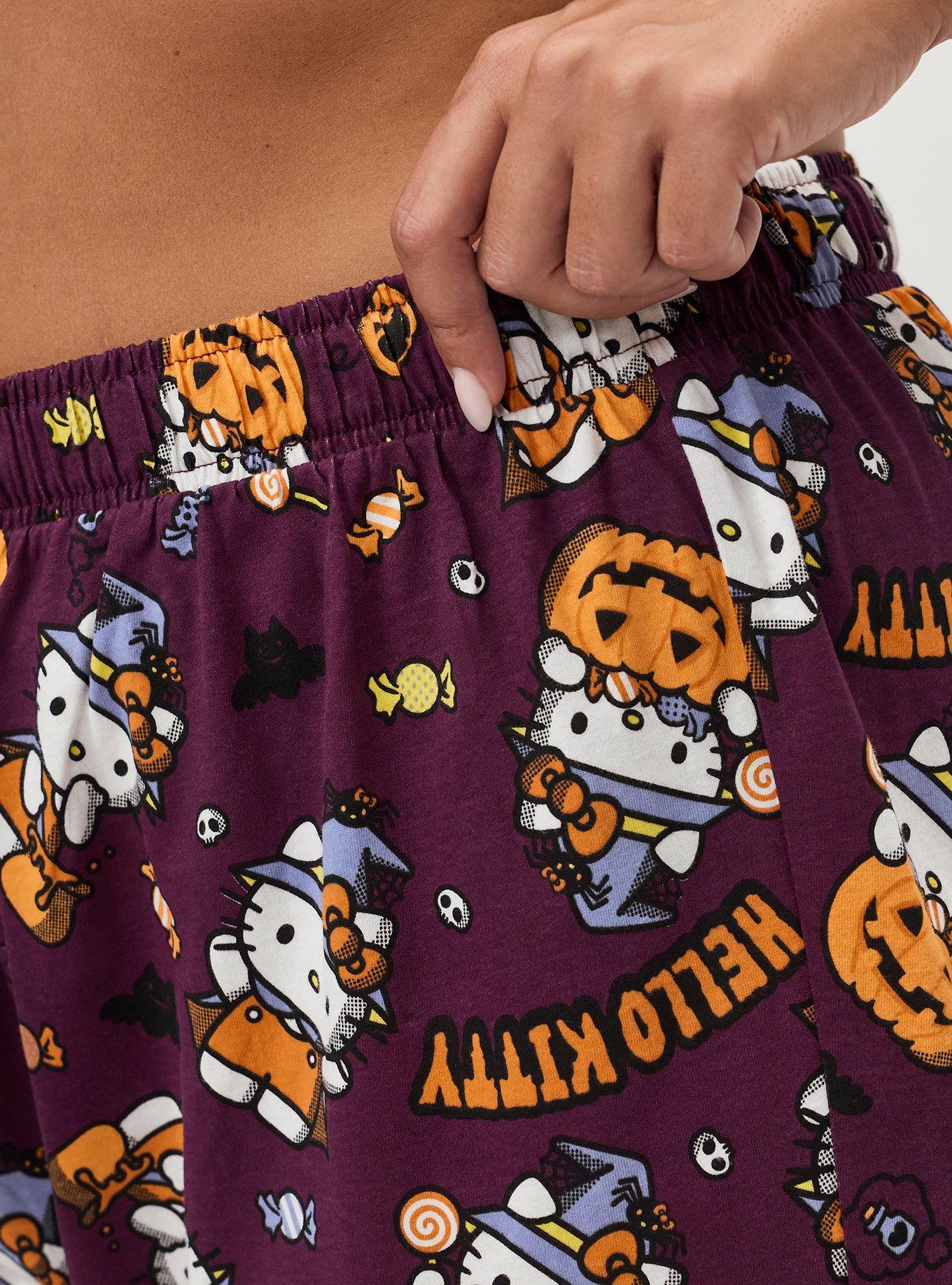 Hello Kitty Lounge Pant, HK HALLOWEEN PURPLE, alternate