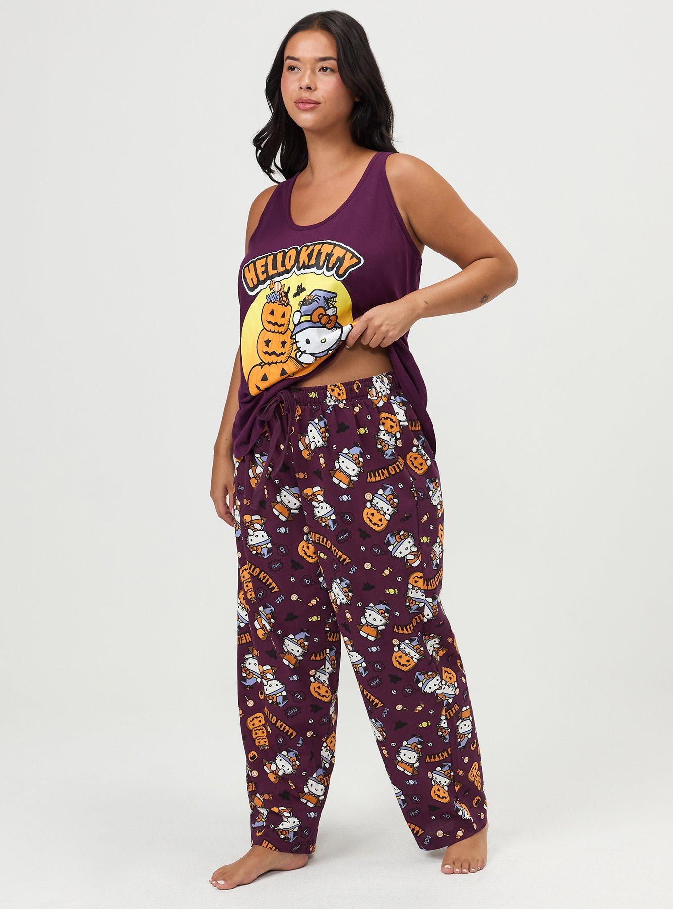 Hello Kitty Lounge Pant, HK HALLOWEEN PURPLE, hi-res