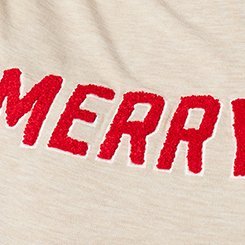 Plus Size Lightweight French Terry Long Sleeve Top, MERRY-ISH OATMEAL, swatch