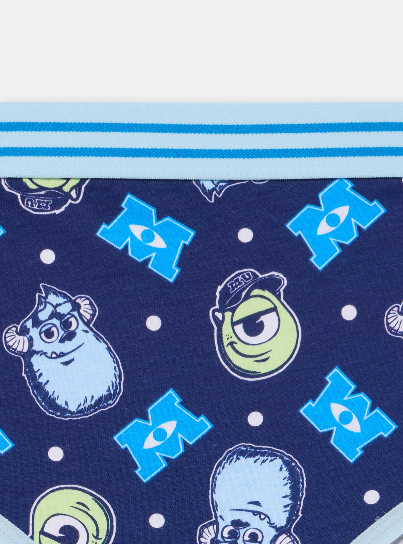 Plus Size Monsters, Inc. Mid-Rise Cotton Hipster Panty, MULTI, alternate