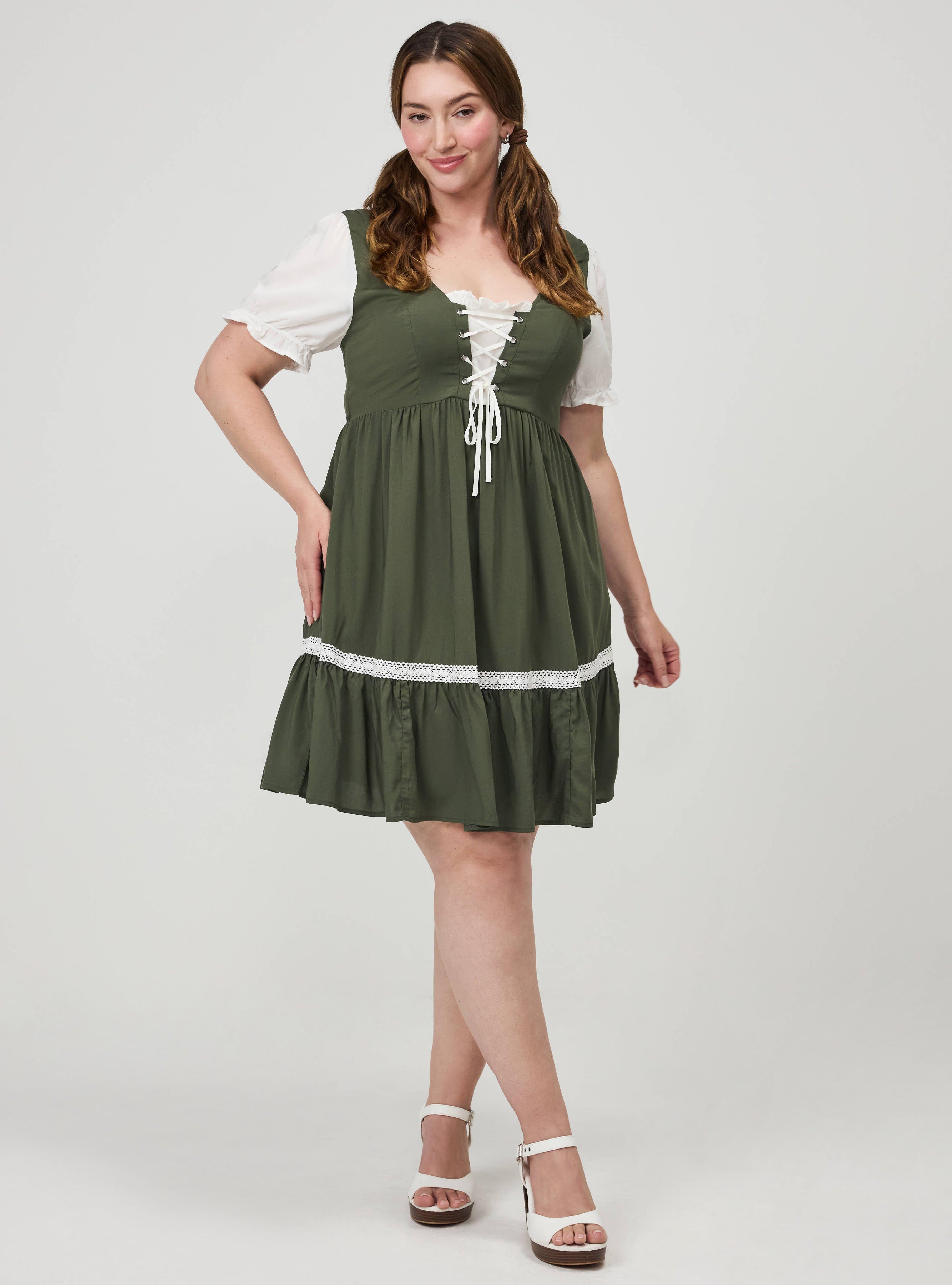 Plus Size Halloween Renaissance Dress, DEEP DEPTHS, alternate