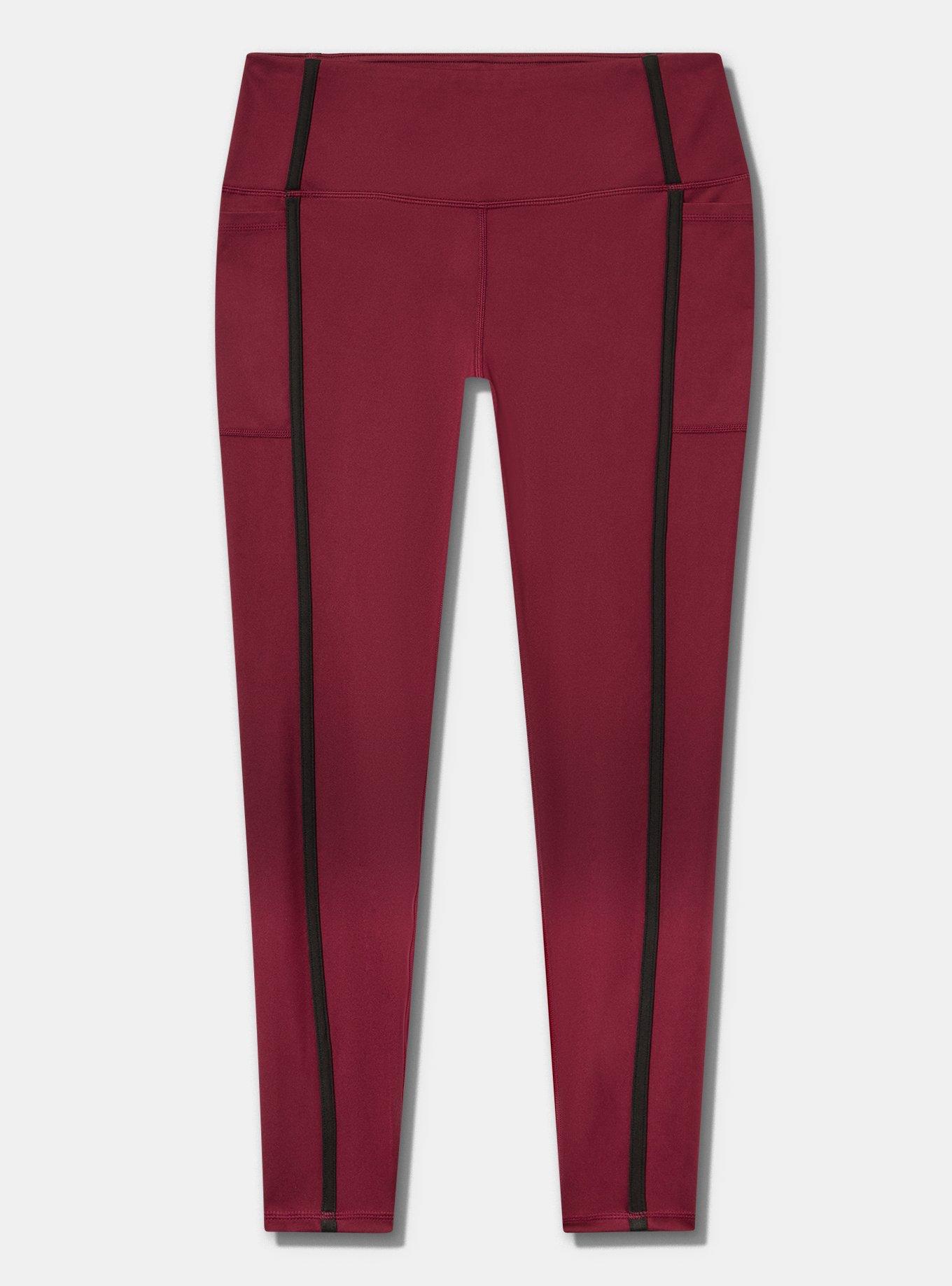 TRU Performance Butter Full Length Active Legging, MAROON BANNER, hi-res