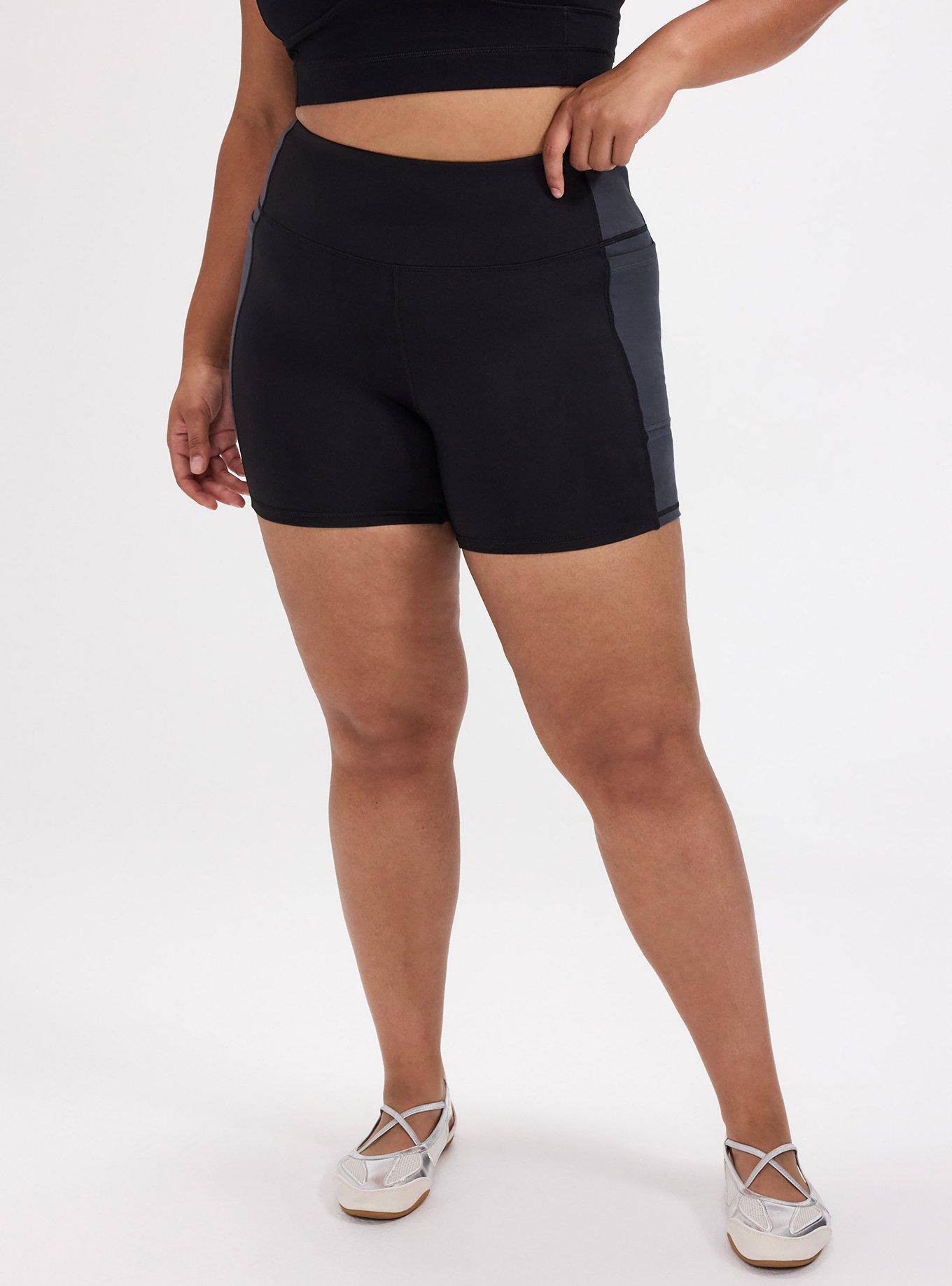 TRU Performance Butter 7'' Active Bike Short With Piping, DEEP BLACK, alternate