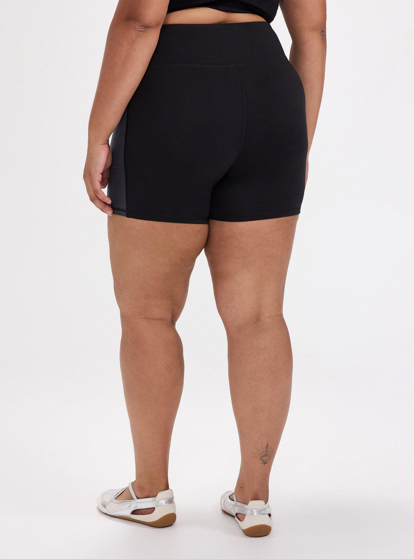 TRU Performance Butter 7'' Active Bike Short With Piping, DEEP BLACK, alternate