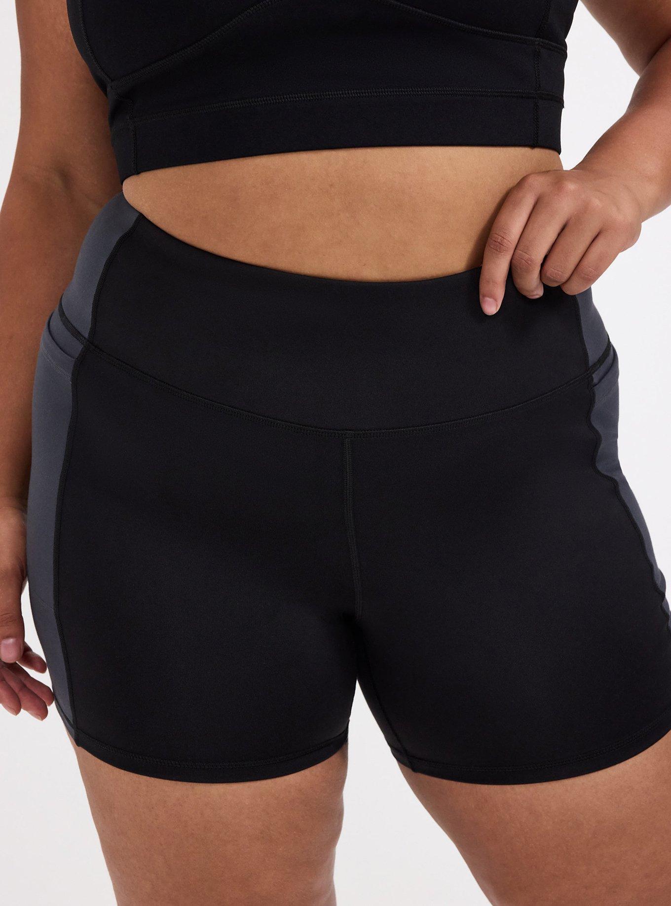 TRU Performance Butter 7'' Active Bike Short With Piping, DEEP BLACK, alternate