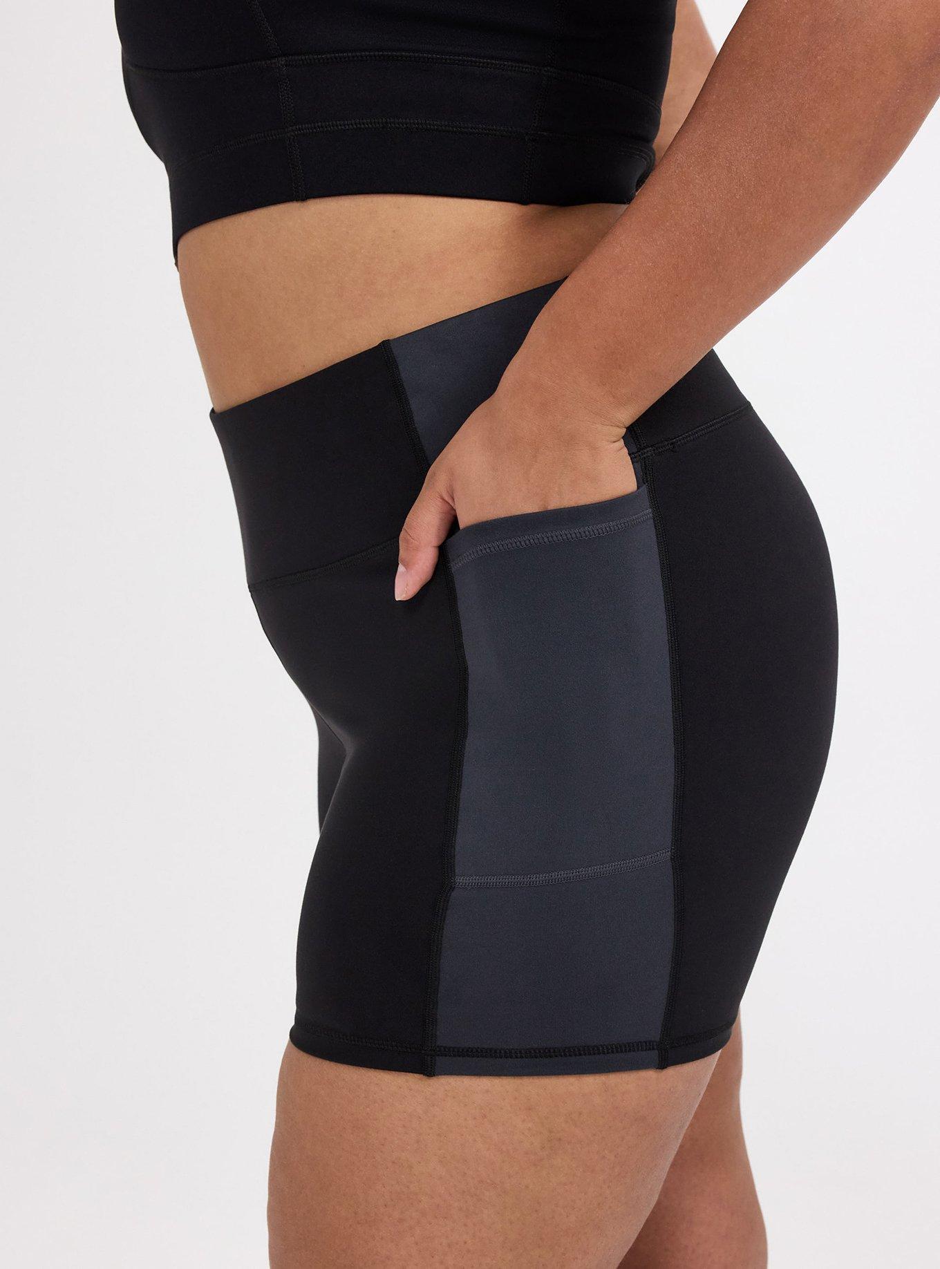TRU Performance Butter 7'' Active Bike Short With Piping, DEEP BLACK, alternate