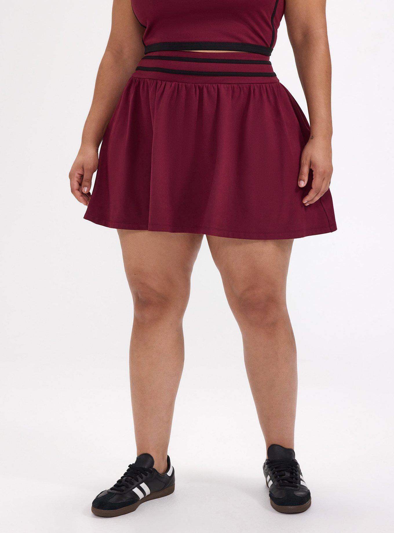 TRU Performance Butter Active Skort, MAROON BANNER, alternate
